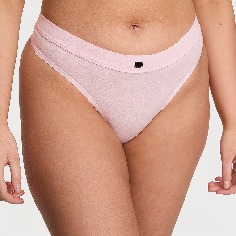 #1-Victoria's Secret 3-Pack Pink High-Cut Smooth Thong Panties Women’s Small NWT
